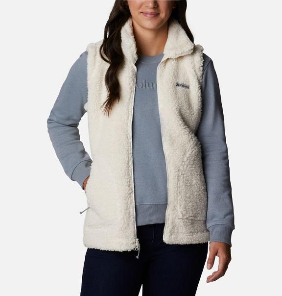 Columbia Sherpa Vest White For Women's NZ91324 New Zealand